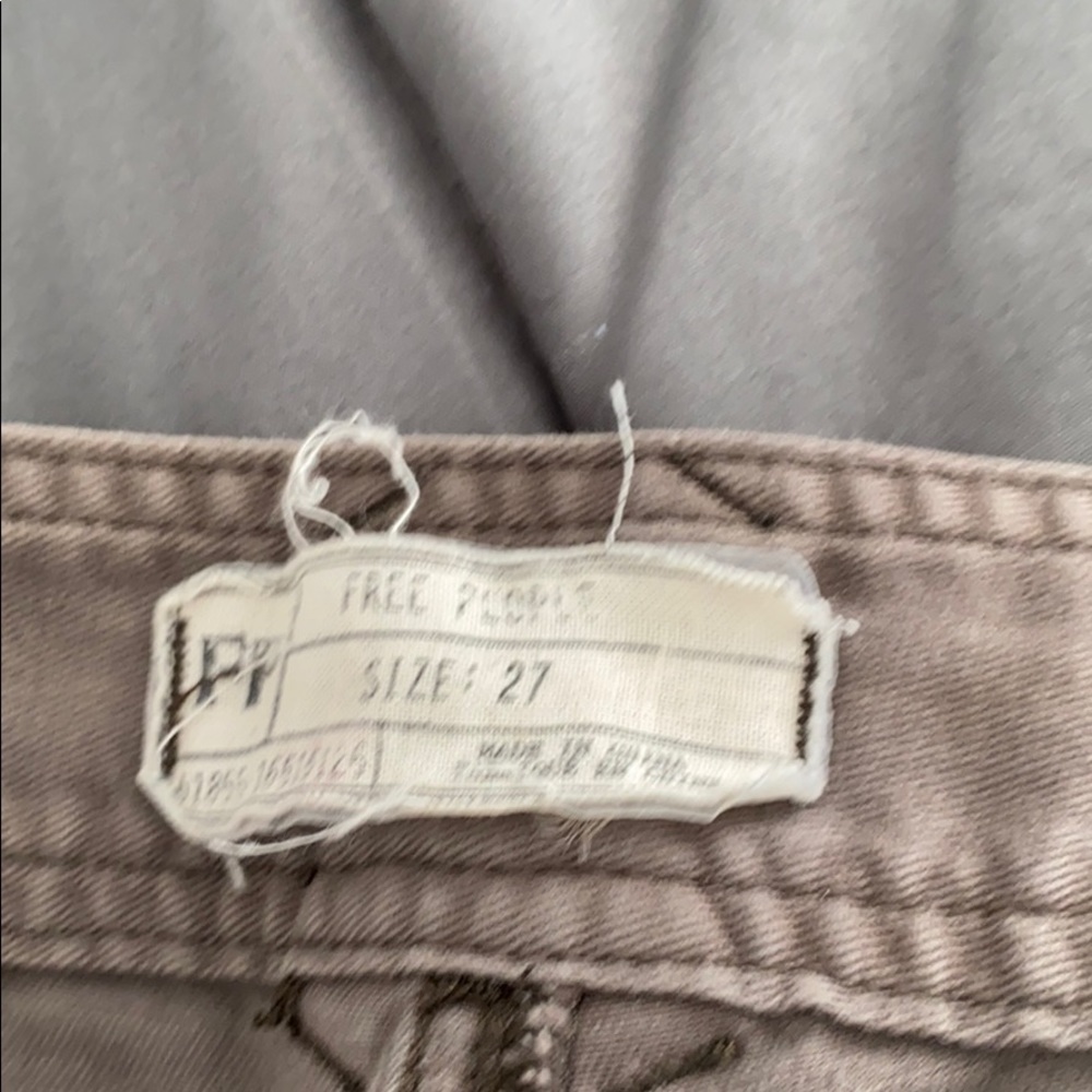 Free people light green cargo pant